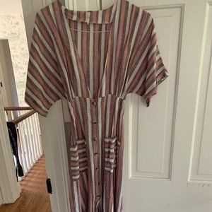 Free People Striped Sundress
